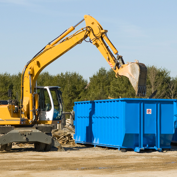 is there a minimum or maximum amount of waste i can put in a residential dumpster in Arcadia OH